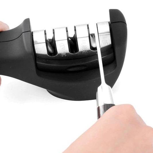 Pro Messerschärfer 3 Stufen Wolfram Diamant & Keramik