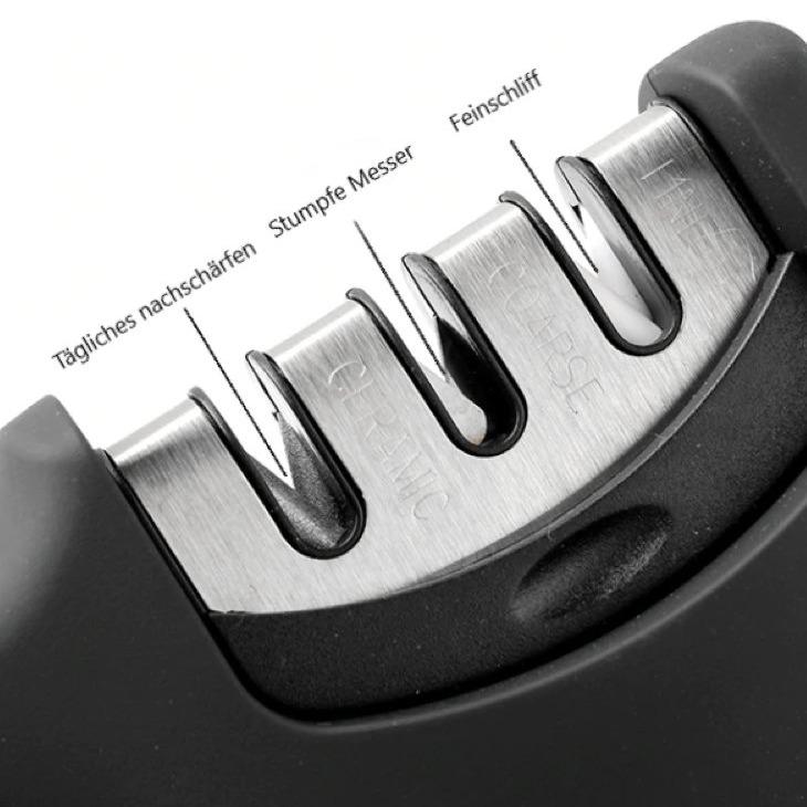 Pro Messerschärfer 3 Stufen Wolfram Diamant & Keramik