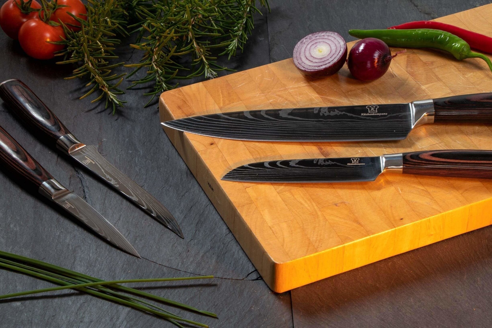 Hectorknives® Asiatisches Messerset Plus